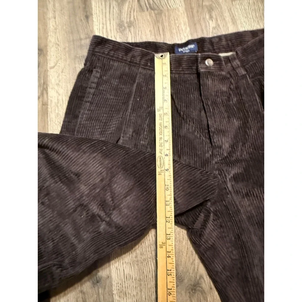 Dockers Pants Mens Size 36x30 Brown Corduroy Khakis Pleated Relaxed Fit Trousers